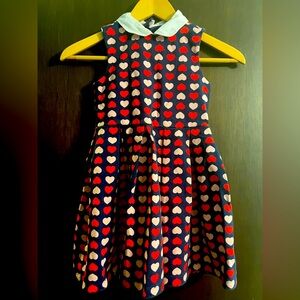 Janie and Jack Heart Ponte Dress Size 6